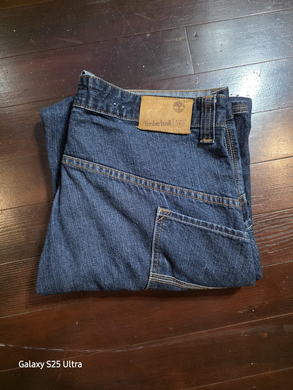 Timberland Men’s 36x32 Carpenter Jeans Denim Utility Workwear Baggy Y2K 100%